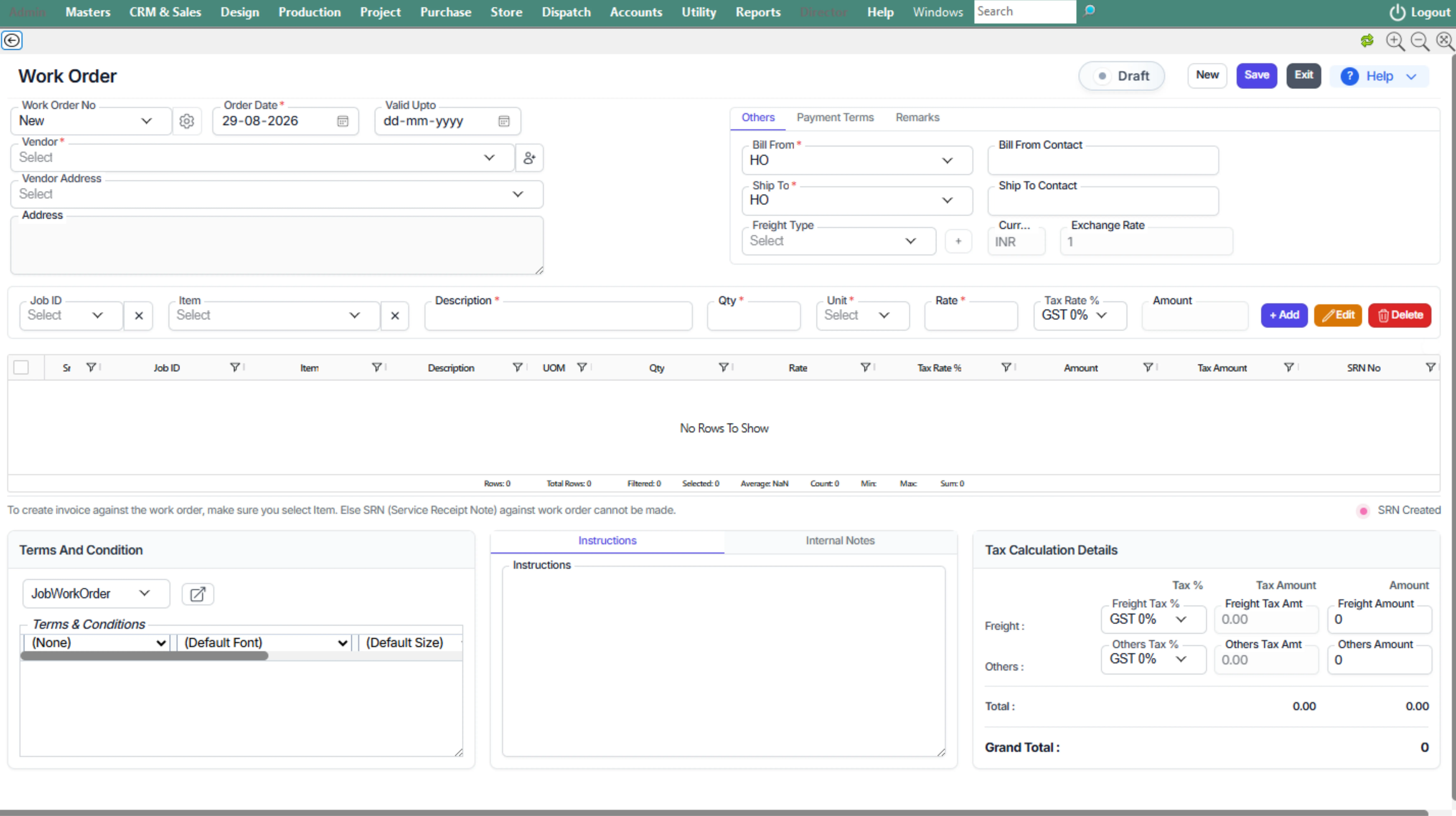 SMAC WORKFLOW & QUOTATION PIPELINE